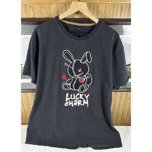 BKYS‎ Authentic Lucky Charm BLACK Graphic T-shirt Crewneck XL